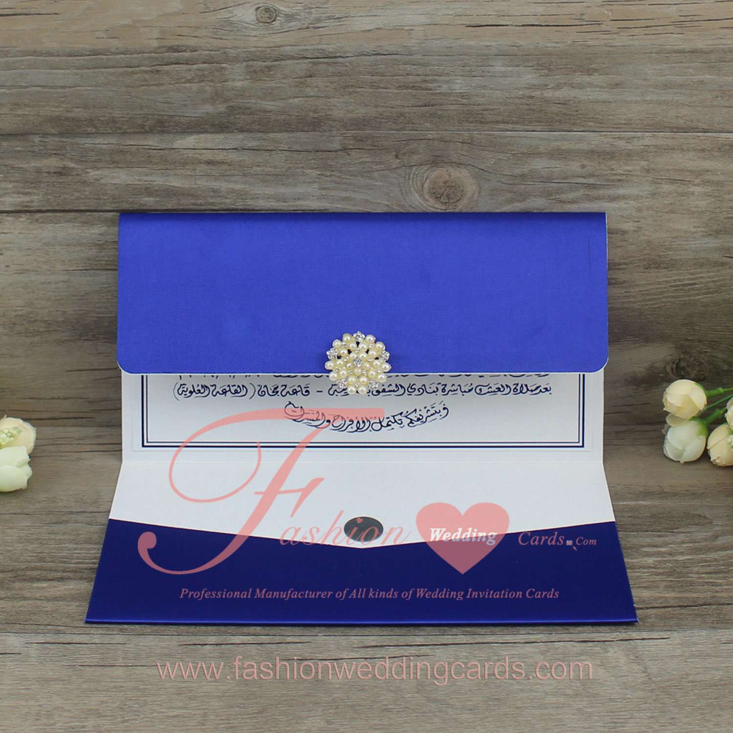 DIY Luxury Fabric Wedding Invitations Pocket